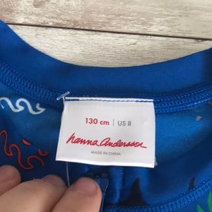 Hanna Andersson Swim - NWT Hanna Andersson blue rash guard Hanna Andersson Swim - NWT Hanna Andersson blue rash guard